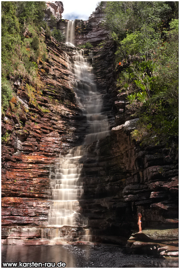 Cachoeira dos Cristais, Chapada Diamantina, Brasilien