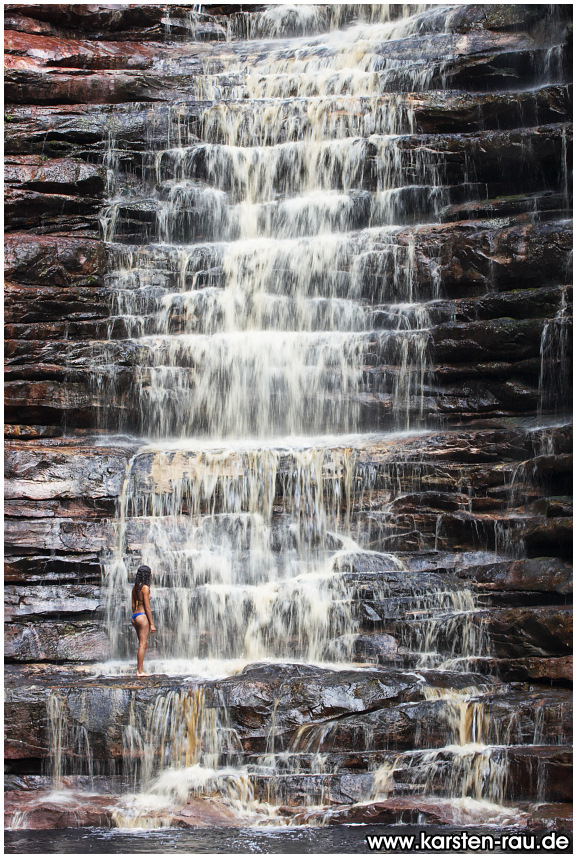 Cachoeira dos Cristais, Chapada Diamantina, Brasilien