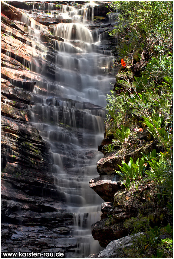 Cachoeira dos Cristais, Chapada Diamantina, Brasilien