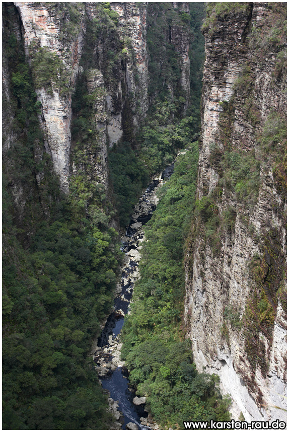 Canion e Cachoeira da Fumacinha, Chapada Diamantina, Brasilien
