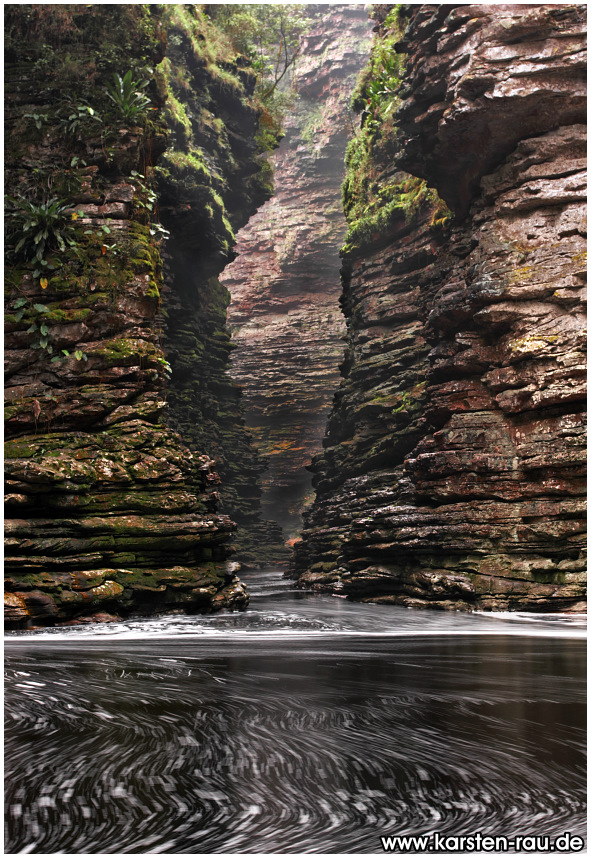 Canion e Cachoeira do Buracao, Chapada Diamantina, Brasilien