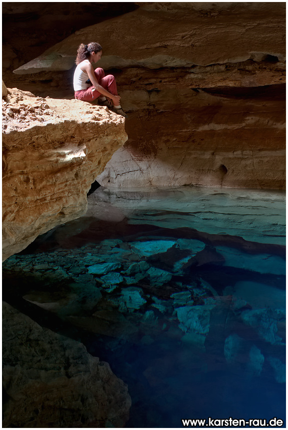 Poco Azul, Chapada Diamantina, Brasilien