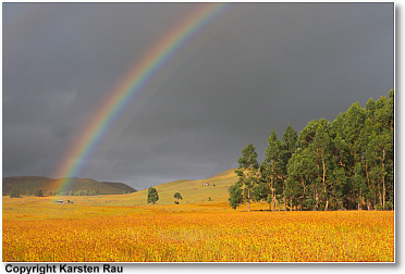 Regenbogen &uuml;ber Rapa Nui