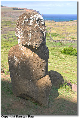 Moai Tukuturi, Rapa Nui