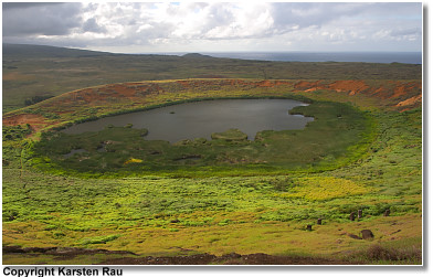 Kratersee des Rano Raraku