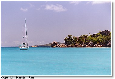 Hafen von La Passe, La Digue