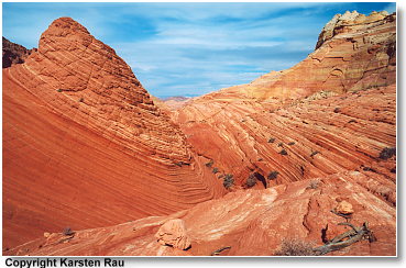 Teepees w&auml;hrend des Notch- Trails