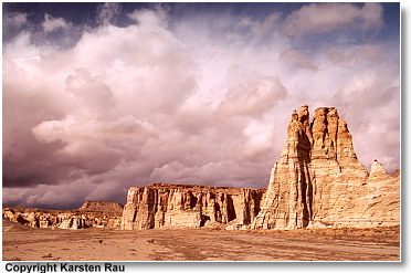 Storm over White Rocks