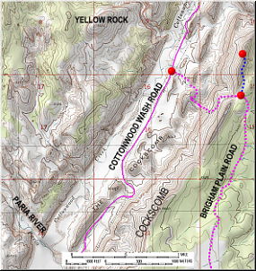 Karte Brigham Plain Road